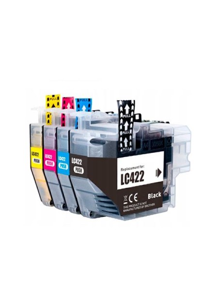 Tinta compatible Dayma para BROTHER LC422 Magenta 550 pag.