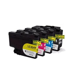 Tinta compatible Dayma para BROTHER LC424 Amarillo 750 pag.