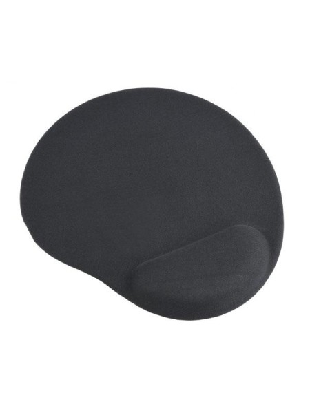 Alfombrilla con reposa muñecas gel negra Gembird MP-GEL-BK