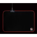 Alfombrilla Gaming Led RGB Gembird / Usb / 10 Modos Iluminacion Led / 250x350mm / MP-GAMELED-M