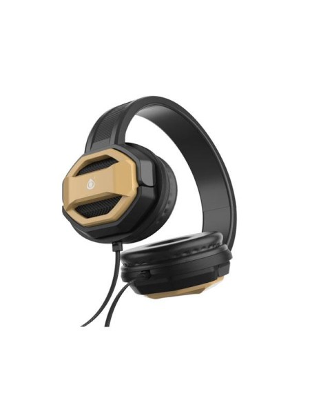 Auriculares Diadema NC3200 / Jack 3.5mm / Microfono / Oro / One +