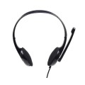 Auriculares con microfono Gembird MHS-002 / 2x Jack 3.5mm / Negro-Rojo