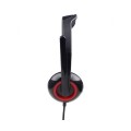 Auriculares con microfono Gembird MHS-002 / 2x Jack 3.5mm / Negro-Rojo