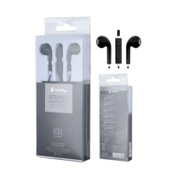 Auriculares con Microfono Intrauricular C6202 Air Negro / Sin silicona / Jack 3.5mm / One+