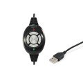 Auriculares Equip Life / Usb / Microfono Flexible / Control de volumen / Negro /  245301