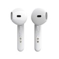 Auriculares Intrauditivos Trust Primo Touch Blanco / Bluetooth / Tactil / Base recargable / 23783