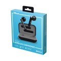 Auriculares Intrauditivos Trust Primo Touch Negro / Bluetooth / Tactil / Base recargable / 23712