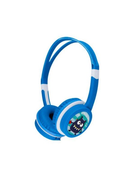 Auriculares para niños Gembird con limitador de volumen / Azul / MHP-JR-B