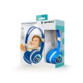 Auriculares para niños Gembird con limitador de volumen / Azul / MHP-JR-B