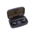 Auriculares Talius EA-5010 TWS / BT 5.0 / Base de carga 2000Mah / Indicador carga Led / Negros
