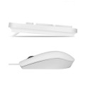 Combo Teclado + Raton USB Subblim Combo Business / Slim / Silencioso / Blanco / SUBKBC-CSSK02