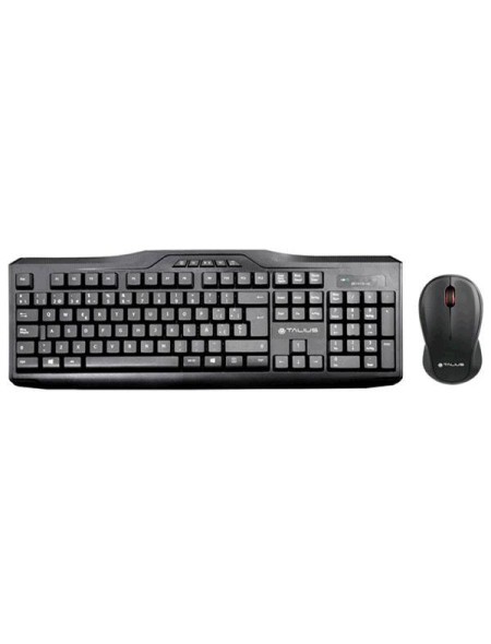Combo Teclado Multimedia + Raton Inalambrico Talius KB-6001 Negro / Raton ambidiestro / 1000 Dpi / TAL-KB6001