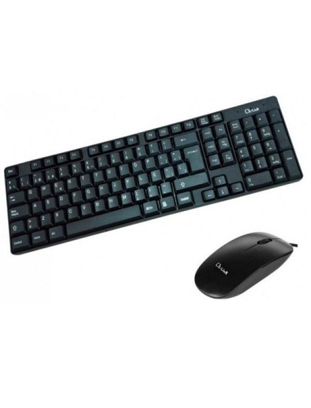 Combo Teclado + Raton USB L-Link / Negro / LL-KB-816-COMBO