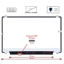 Pantalla para portátil LED 17.3