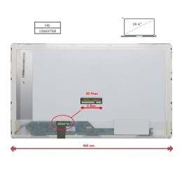 Pantalla para portátil LED 15.6