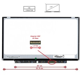 Pantalla para portátil LED 14