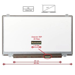 Pantalla para portátil LED 14