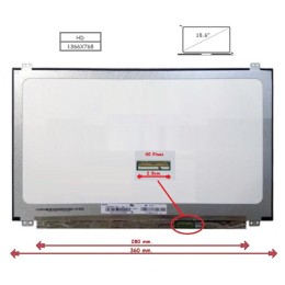 Pantalla para portátil LED 15.6