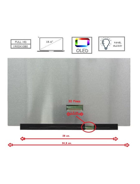 Pantalla para portátil OLED 15.6