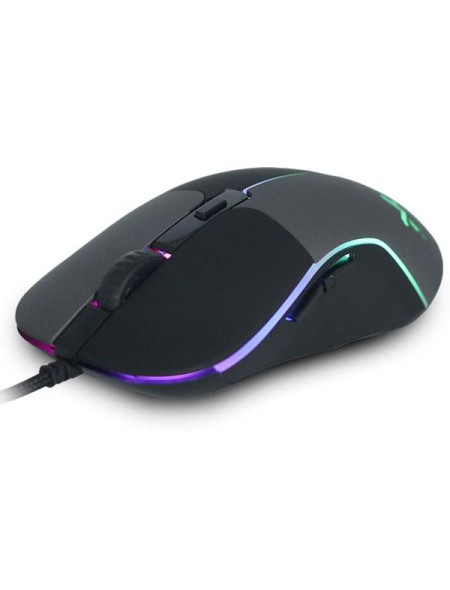 Raton Gaming Droxio Brave / 6400 Dpi / 6 Modos Led / Negro