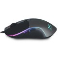 Raton Gaming Droxio Brave / 6400 Dpi / 6 Modos Led / Negro