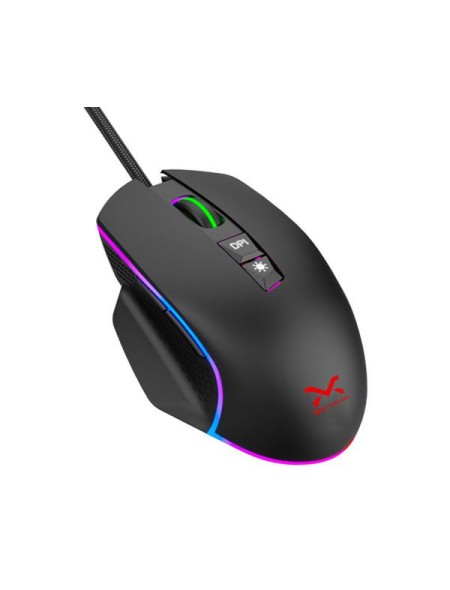 Raton Gaming Droxio Itaca / 7200 Dpi / 6 Modos Led / Negro