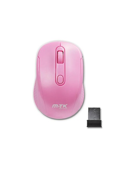 Raton inalámbrico GT641 Krack 2.4Ghz / 1600 Dpi / Rosa / MTK