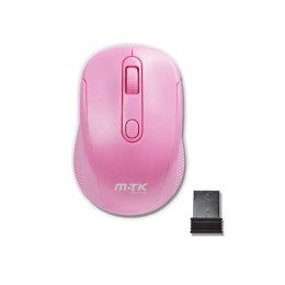 Raton inalámbrico GT641 Krack 2.4Ghz / 1600 Dpi / Rosa / MTK