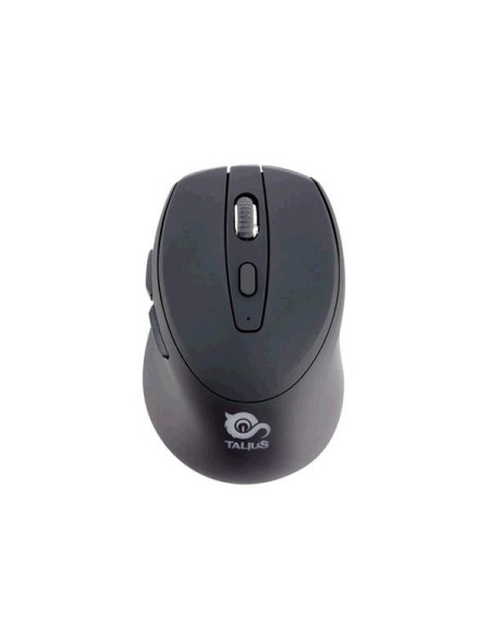 Raton inalámbrico RF + Bluetooth Recargable Talius MO-701 / 2400 Dpi / Bateria 500Mah / Negro