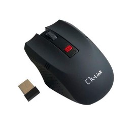 Raton inalámbrico L-Link LL-2095-N / 1600 Dpi / Ergonomico / Ambidiestro / Negro