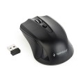 Raton óptico inalambrico Gembird / 4 Botones / 1600 Dpi / Negro / Musw-4b-04