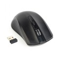 Raton óptico inalambrico Gembird / 4 Botones / 1600 Dpi / Negro / Musw-4b-04