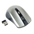 Raton óptico inalambrico Gembird / 4 Botones / 1600 Dpi / Plata-Negro / Musw-4b-04-Bg