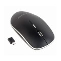 Raton óptico inalambrico Type-C Gembird / 4 Botones / 1600 Dpi / Negro/ Silencioso / MUSW-4BSC-01