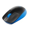 Raton óptico inalámbrico Logitech M190 Azul / Tamaño normal  910-005907