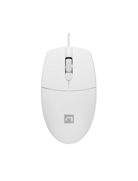 Raton USB Natec Ruff 2  Blanco / 1000 Dpi / Ambidiestro NMY-1988