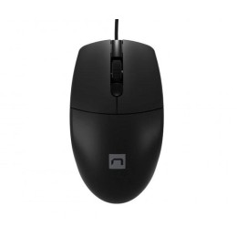 Raton USB Natec Ruff 2  Negro / 1000 Dpi / Ambidiestro  NMY-1987
