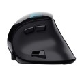 Ratón Inalámbrico Trust Ergonómico Recargable Voxx / Diseño Vertical / 1200-2400 Dpi / 9 Botones / Negro / 23731-02