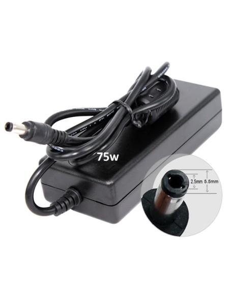 Cargador para portátil Toshiba 75W 19V 3.95A 5.5 mm x 2.5 mm / M-125