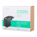 Cargador para portátil universal automático 70W / USB / Negro / MT661