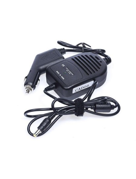 Cargador de coche-mechero para portátil Acer Asus Toshiba 90W 19V 4.74A 5.5 mm x 1.7 mm Greencell / CAD06 / DESCATALOGADO