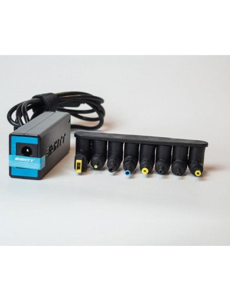 Cargador para portátil universal automático 45w / 8 conectores / EC45V2 / Eightt