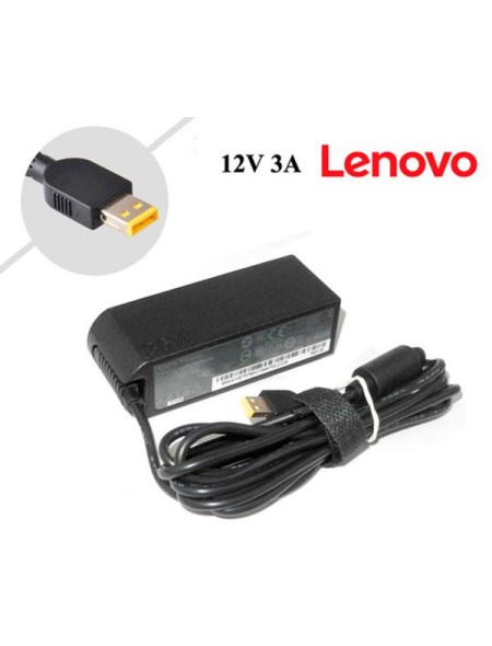 Cargador para portátil / Tablet original Lenovo 36W 12v 3a Rectangular 7.5 x 1.0mm / ACO-016