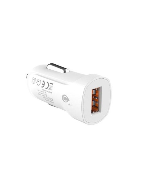 Cargador de coche-mechero Usb / 12w / Blanco / A5791 / One+