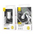 Cargador de coche-mechero Usb x2 / 12w / Blanco / Proteo A5785 / One+