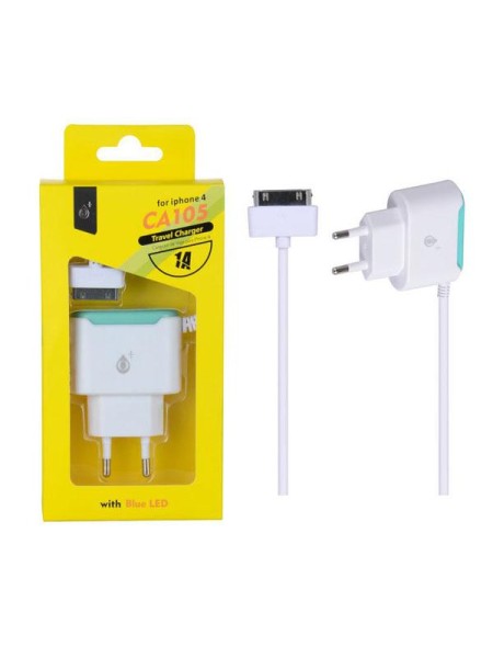 Cargador de red iPhone 4 con cable / 5w / Blanco/ Ca105 / One+
