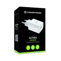 Cargador de red Type-C / 20w / Blanco / Althea / Conceptronic / ALTHEA07W