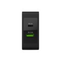 Cargador de red Usb + Type-C / 45w / Negro / Char10 / Greencell / CHAR10