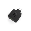 Cargador de red Usb + Type-C / 45w / Negro / Char10 / Greencell / CHAR10