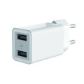 Cargador de red Usb x2 / 12w / Blanco / Althea Mini / Conceptronic / ALTHEA06W